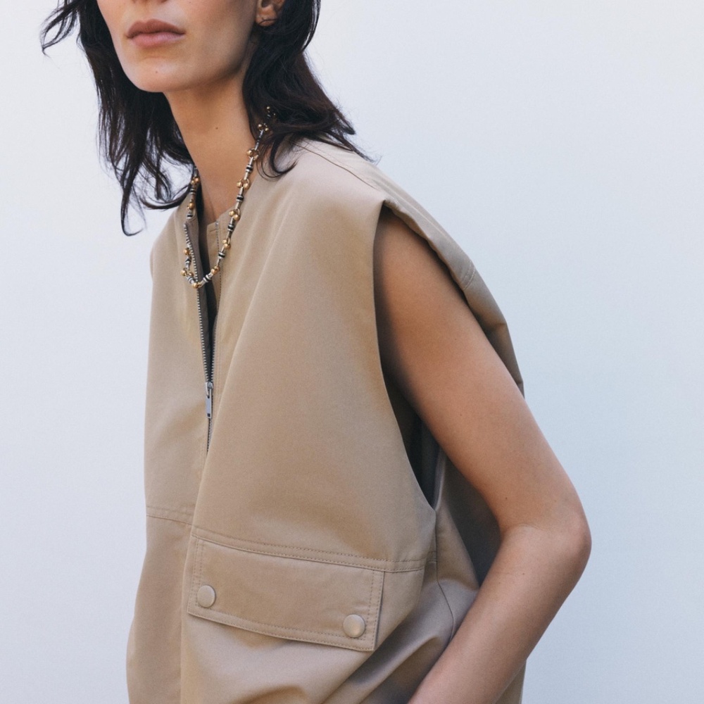 Zara Oversized Voluminous Vest Jacket ZW Collection - Sold out